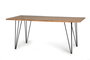 GINER Y COLOMER Table de salle à manger en acacia naturel 6 places